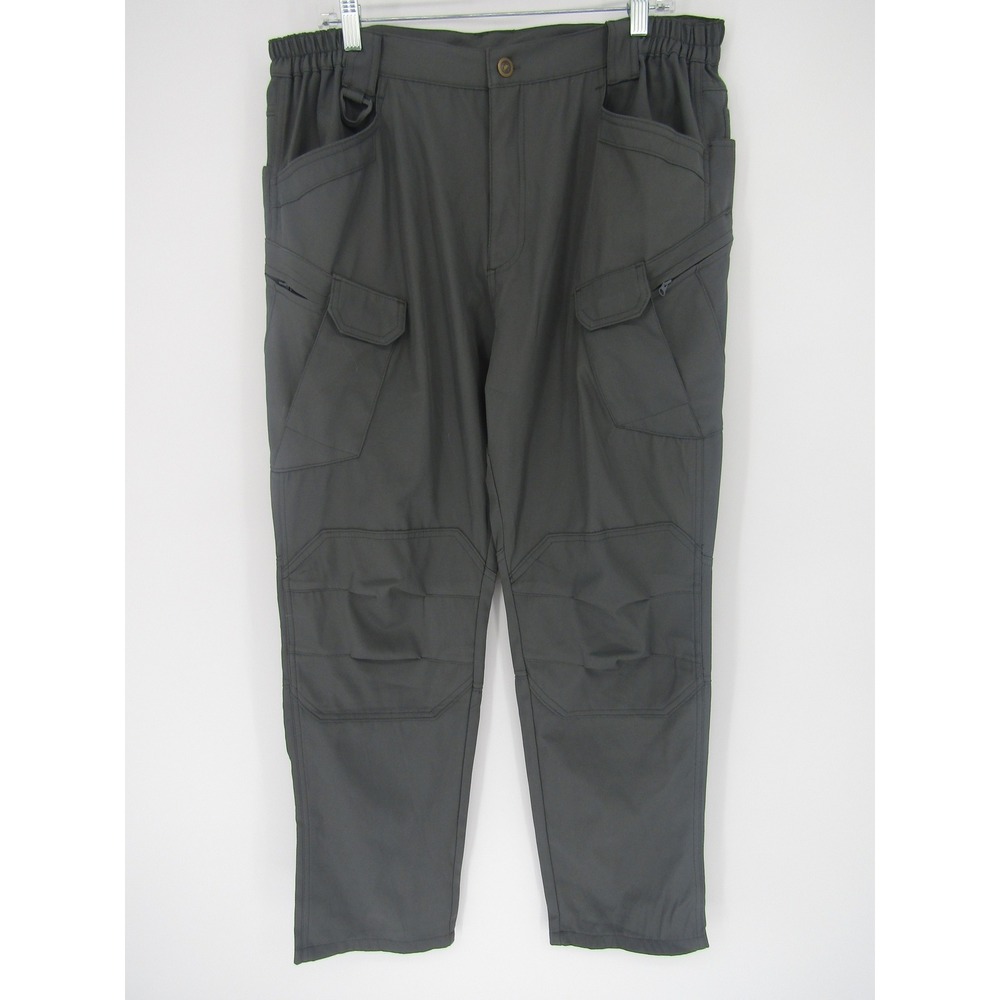 Tactical Cargo Pants 2XL Gray Stretch Utility Gorpcore Military Outdoor Hiking